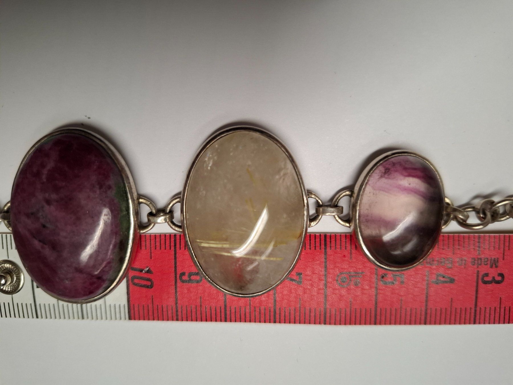 Bracciali & Braccialetti: Edles Vintage Stein-Armband, Silber – Usato da Wolhusen venduto da Pindha05 2