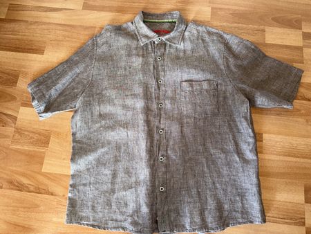 SIGNUM Hemd Herren Gr. L Kurzarm einf. Brustweite 58 cm
