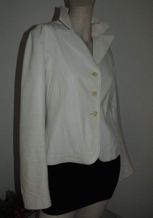 EXKLUSIVE JACKE «NAPPA-LEDER» ITALY SOMMER NP 299 CHF 40 (Neu (gemäss ...