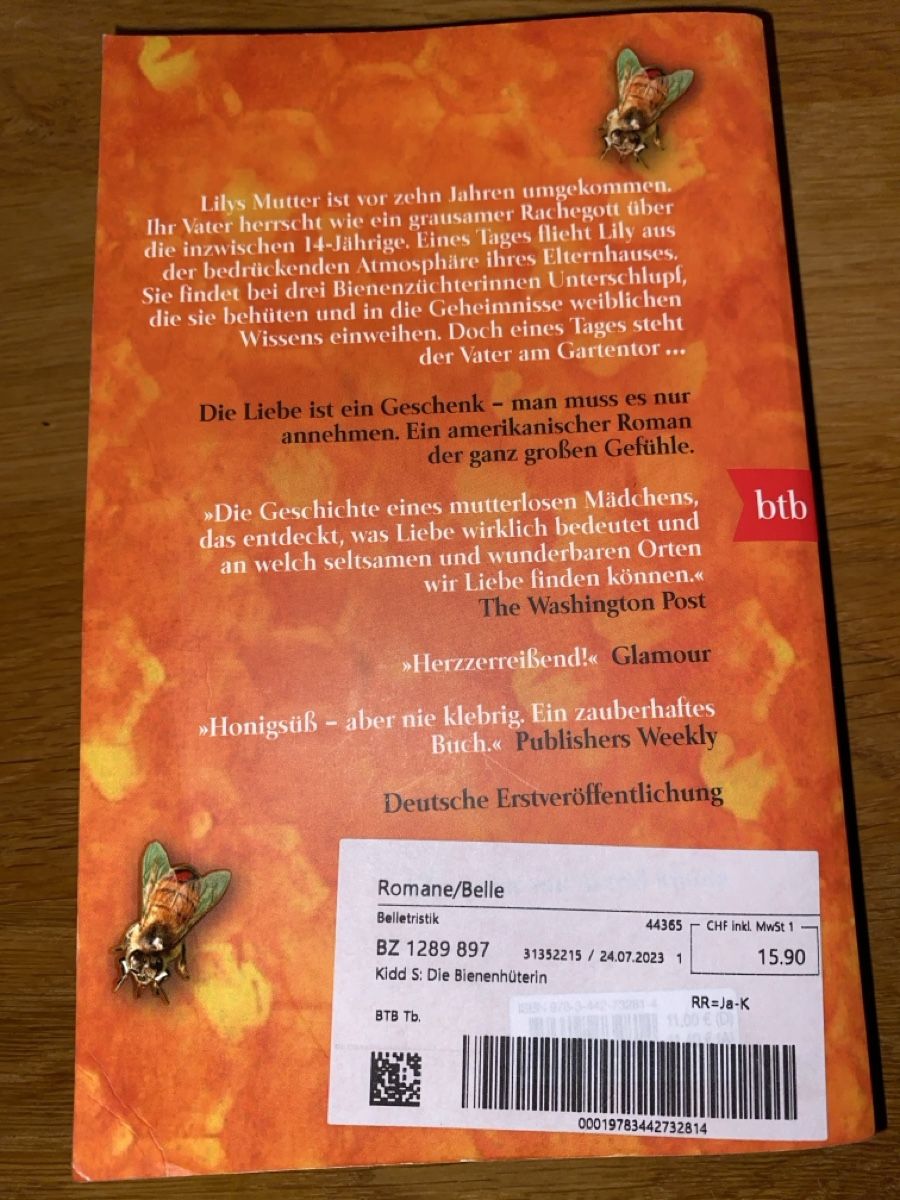 Livres: Sue Monk Kidd: Die Bienenhüterin – D'occasion à Schmerikon par tam_k9vb 1