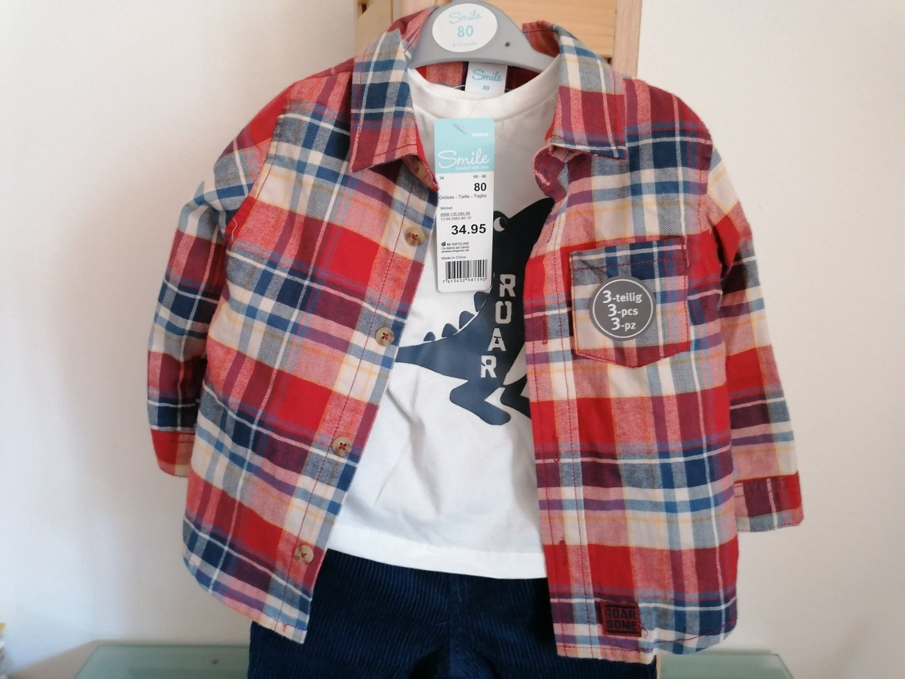 Lotti & Set di vestiti: Smile 3 Teilig Grösse 80 "8 - 12 Monate" – Nuovo e nell'imballaggio originale da Bäch SZ venduto da Swissy46 2