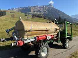 Schweizer Aufbau Güllefass 2,4m3 Schiltrac Aebi Reform