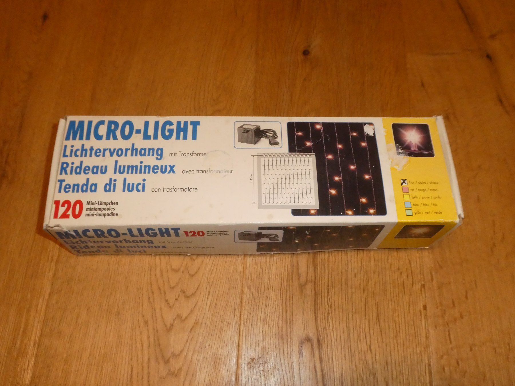 Ghirlande e barre luminose: Lichtervorhang mit Transformer – Nuovo e nell'imballaggio originale da Dinhard venduto da heidibei