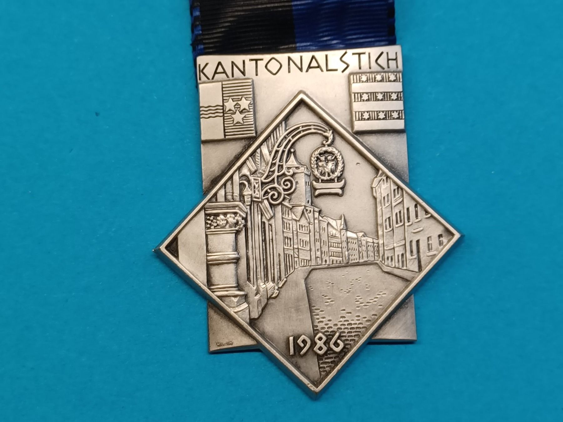 Medaglie: Aargau Kantonalstich 1986 (X832) – Usato da Schwanden GL venduto da Suvorov