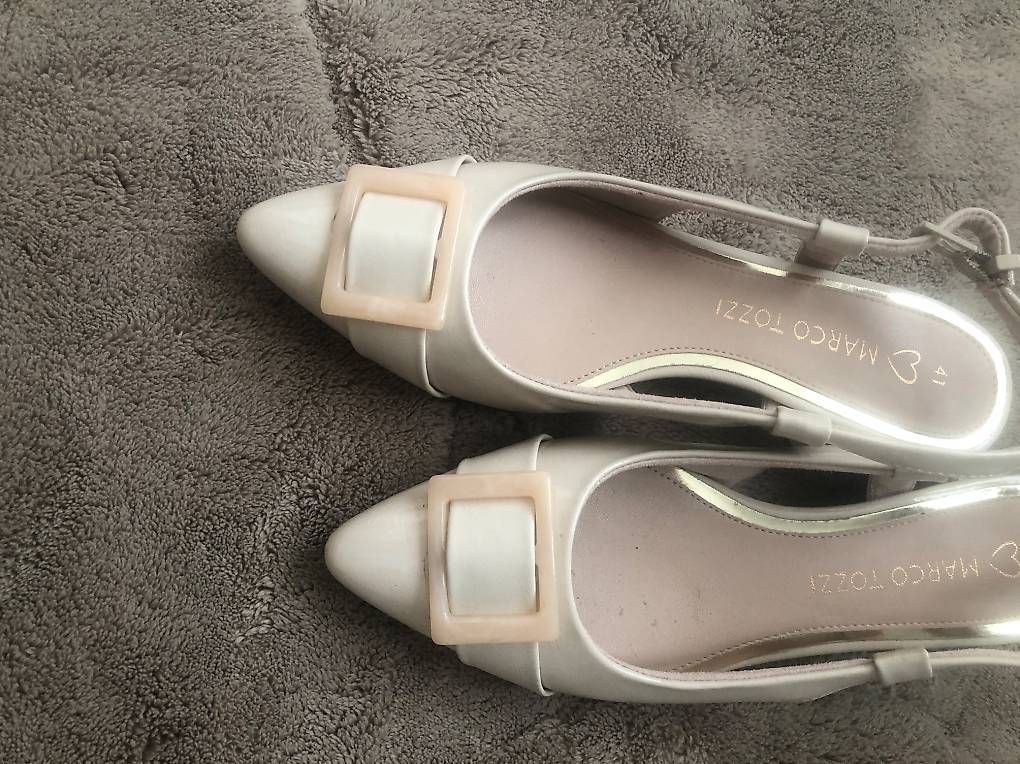 Damenschuhe: Slingback hell rosa / nude – Gebraucht aus BASEL von Subrun 2