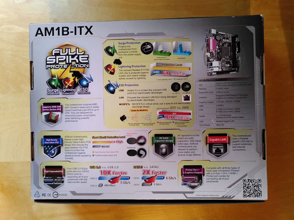 MiniITX Mainboard mit QuadCore CPU und 8 GiB DDR3L RAM Kaufen auf Ricardo