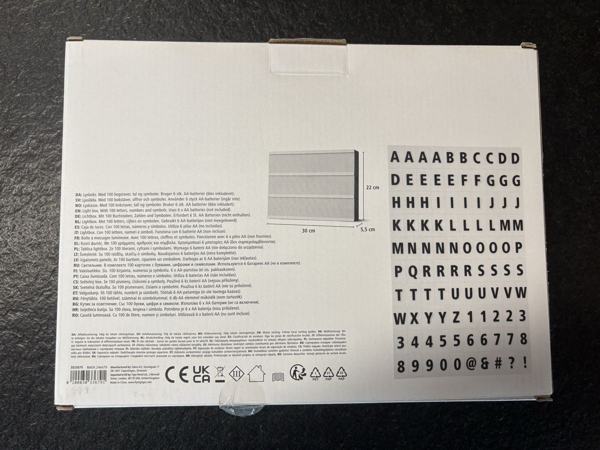 Tutte le decorazioni: Lysboks Light Box mit Buchstaben – Usato da Walterswil SO venduto da simone111 1