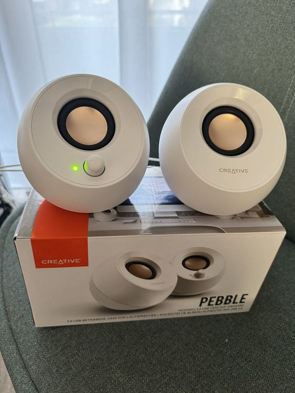 Creative Haut-parleurs: Creative Pebble PC 2.0 Speakers White – Neuf avec emballage d'origine à Wallisellen par kon_m9gr