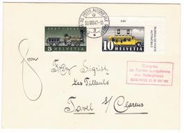 lettre de Montreux BPA A430 pour Tavel/Clarens le 30.VIII.47
