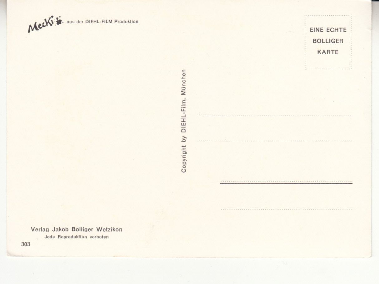 Cartoline postali: Mecki Karte Bolliger 303 – Usato da Bürglen TG venduto da StampGraf 1