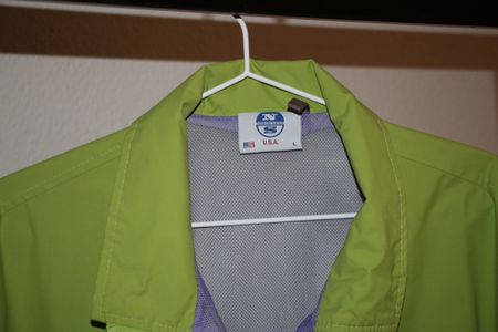 Vintage Windbreaker/ Übergangsjacke Limegrün