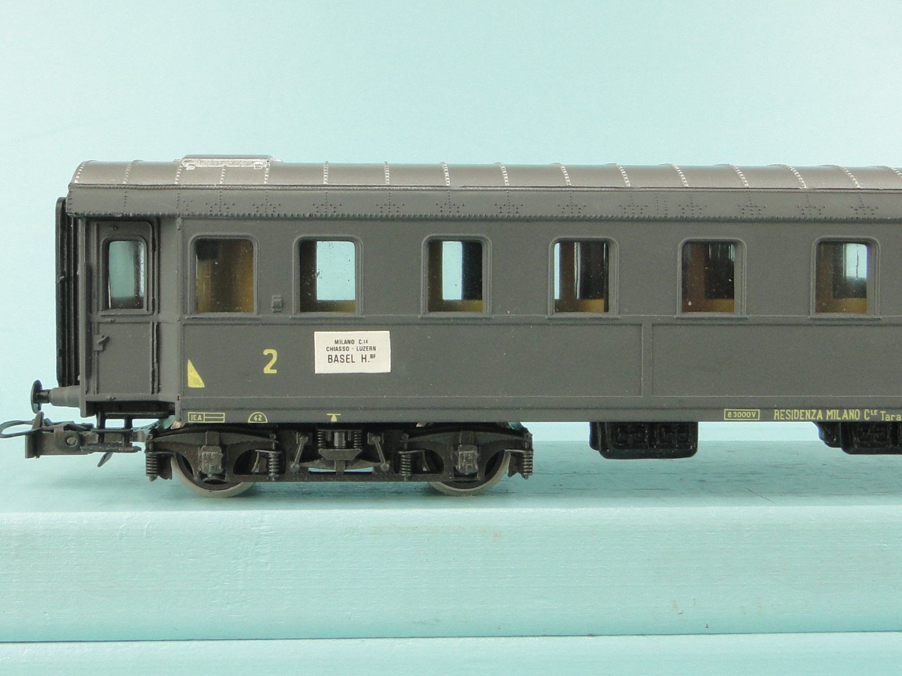 Rivarossi Modellini di ferrovie: Rivarossi H0 FS 31077 Carrozza 2 Kl. – Usato da Bülach venduto da cann11 5