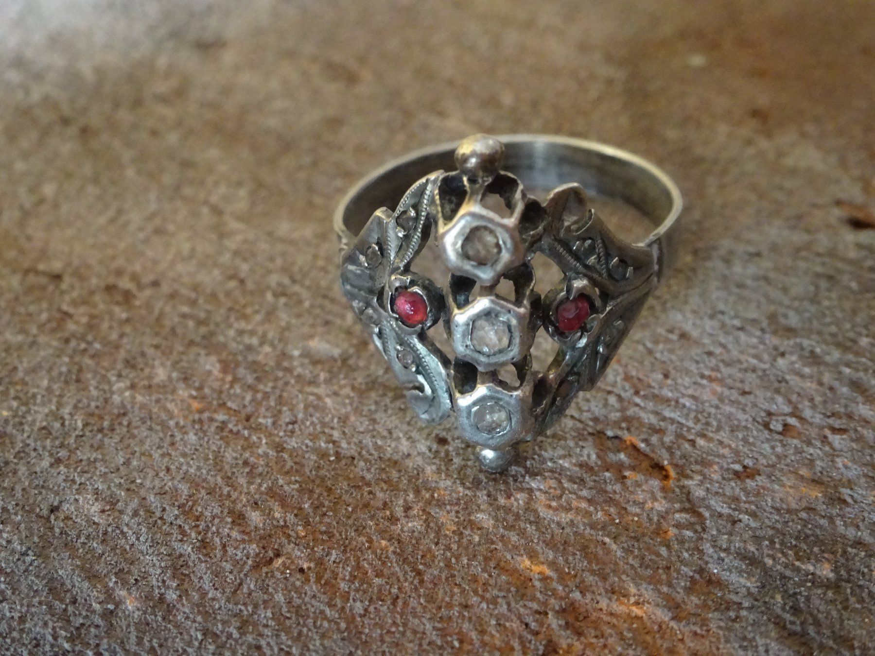 Ringe: Ring Rosenschliff Almandin / RG 57 – Gebraucht aus Esslingen von FetteSchnecke 5