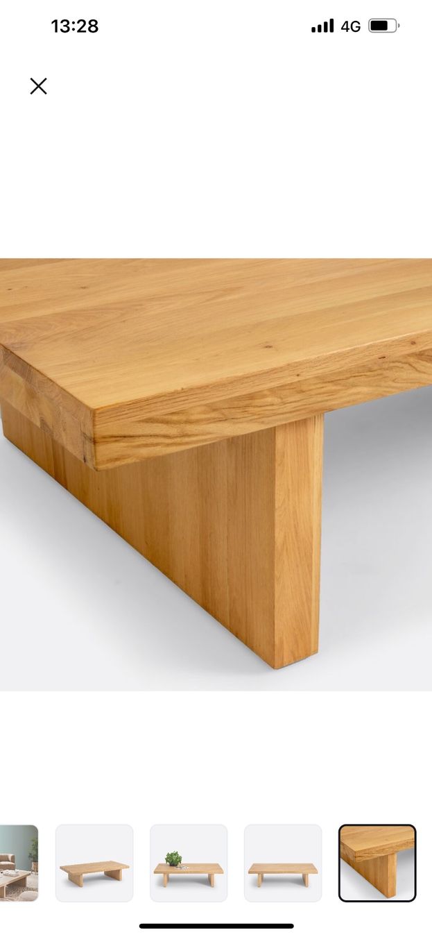 La Redoute Tavoli: Couchtisch Eiche massiv – Nuovo (secondo la descrizione) da Winterthur venduto da Aurum88 1
