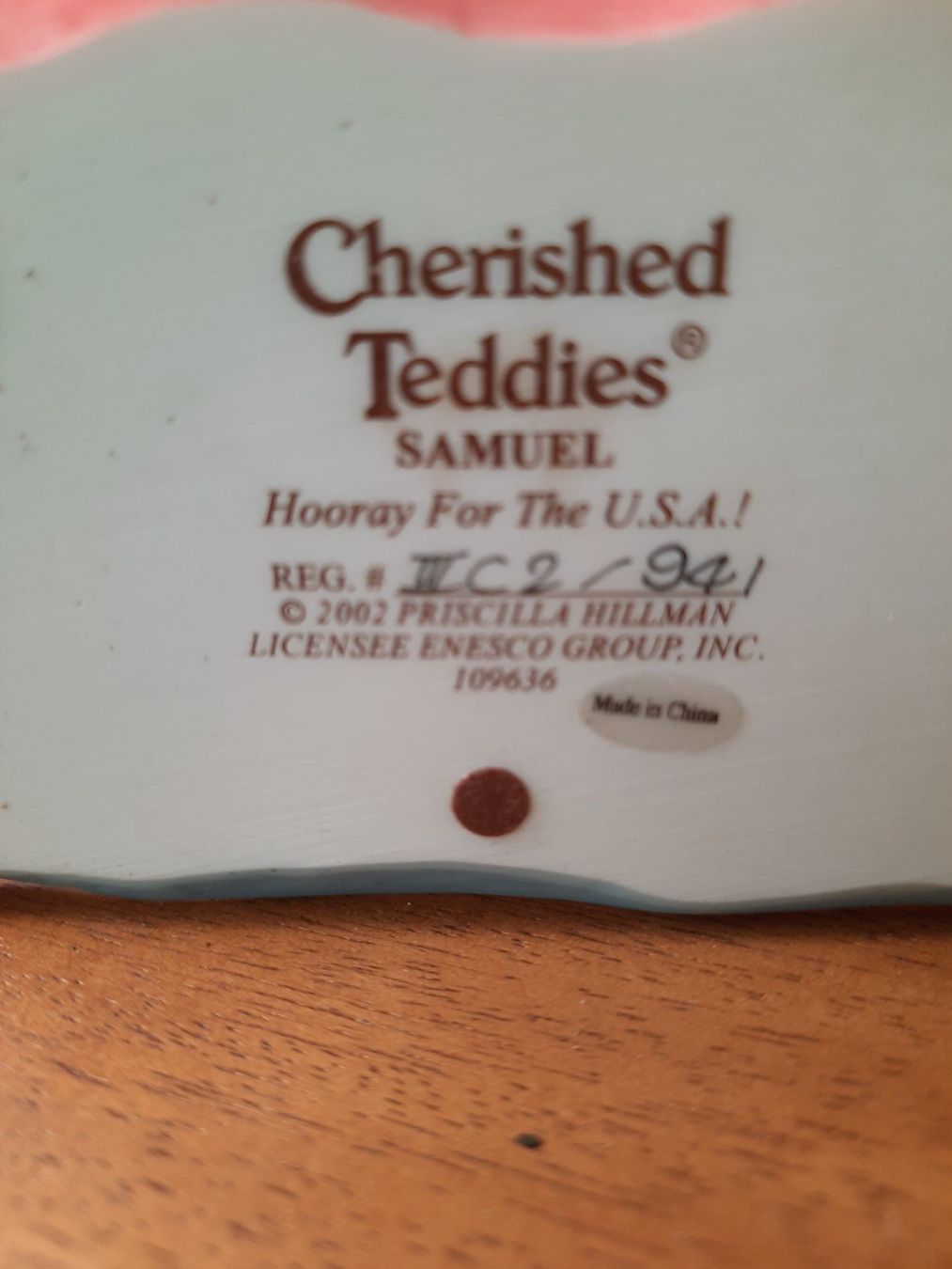 Statuette: Cherished Teddies,  Samuel "Hooray for the USA " – Nuovo (secondo la descrizione) da Allschwil venduto da saphira012 2