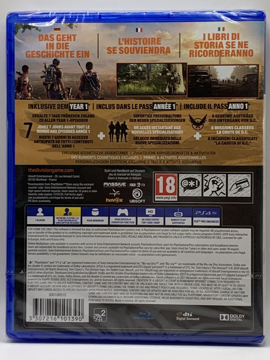 Sony Giochi: The Division 2 Gold Edition - PS4 - NEU OvP – Nuovo e nell'imballaggio originale da Ostermundigen venduto da RG-Collector 1