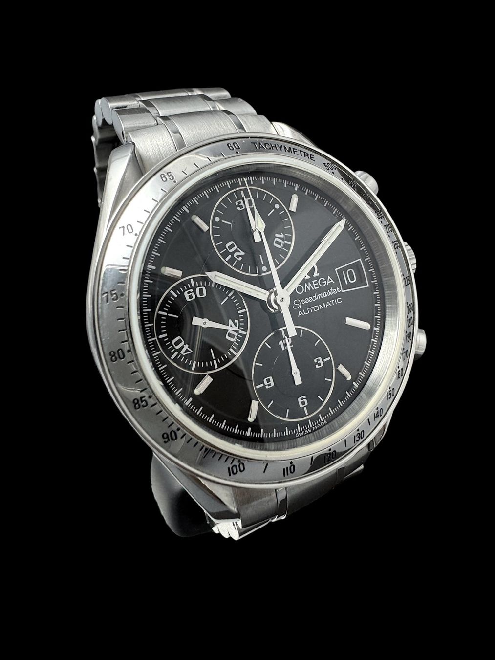 Omega Uhren: Omega Speedmaster Automatic Chrono 39mm Fullset 2000 *U1282 – Gebraucht aus Zürich von GalerieInauen 2