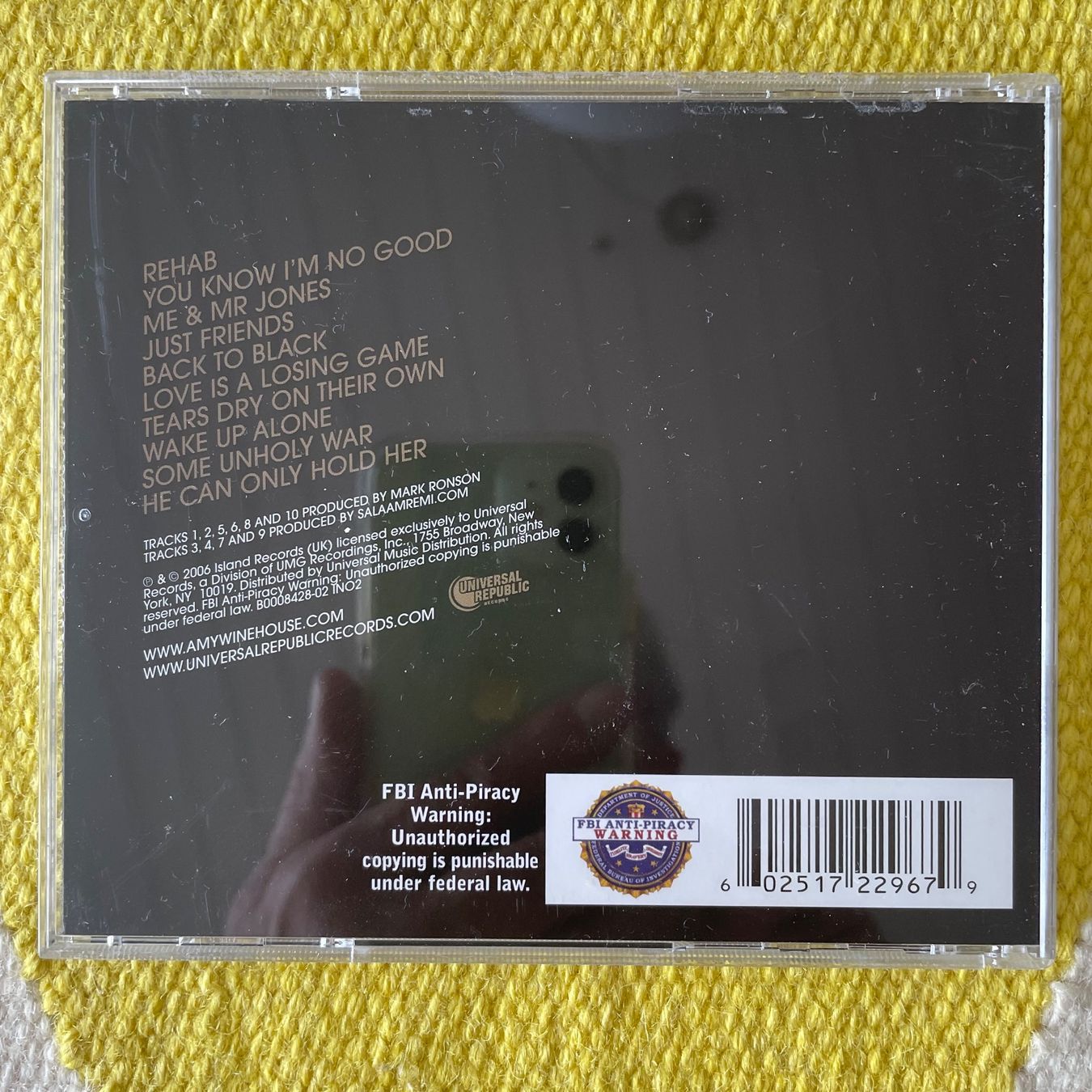 CD: AMY WINEHOUSE-BACK TO BACK – Usato da Rorschacherberg venduto da CD-Roli 1