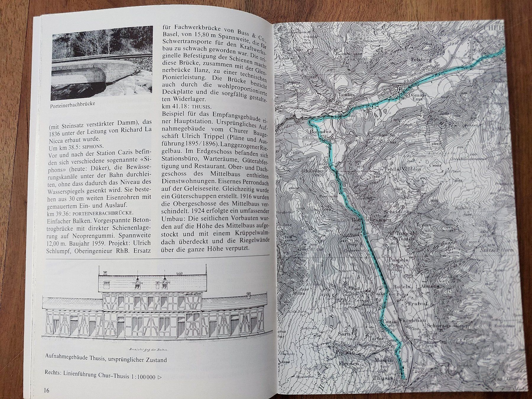 Riviste & Magazine: Die Albulabahn - Schweizer Kunstführer - Juerg Conzett – Usato da Schönenwerd venduto da Steidi 3