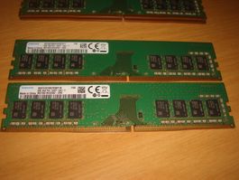 2 Stück 8gb ddr4 2400. Details siehe Bildern.