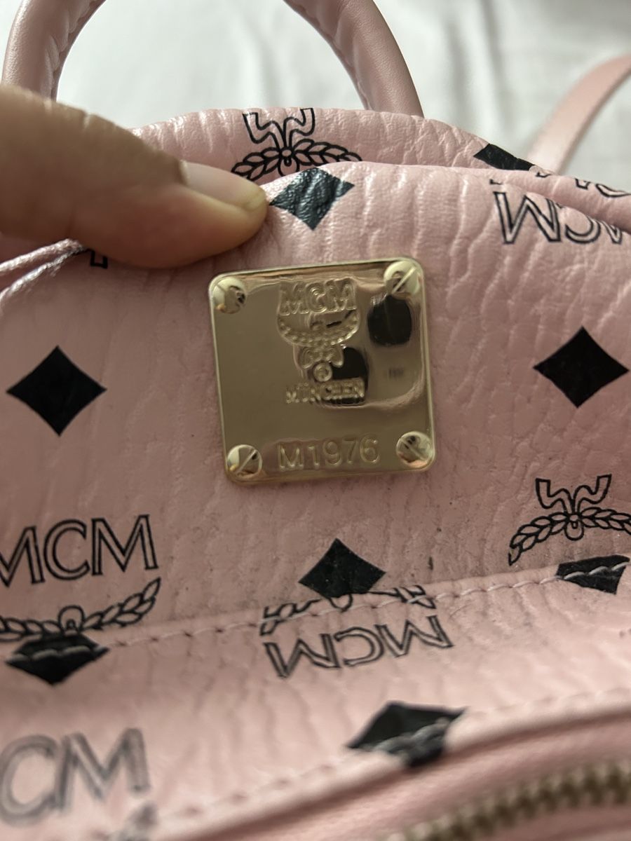 Mcm Rucksäcke: MCM Rucksack pink monogramm Leder – Neu (gemäss Beschreibung) aus Grafstal von aba_ryt8 3