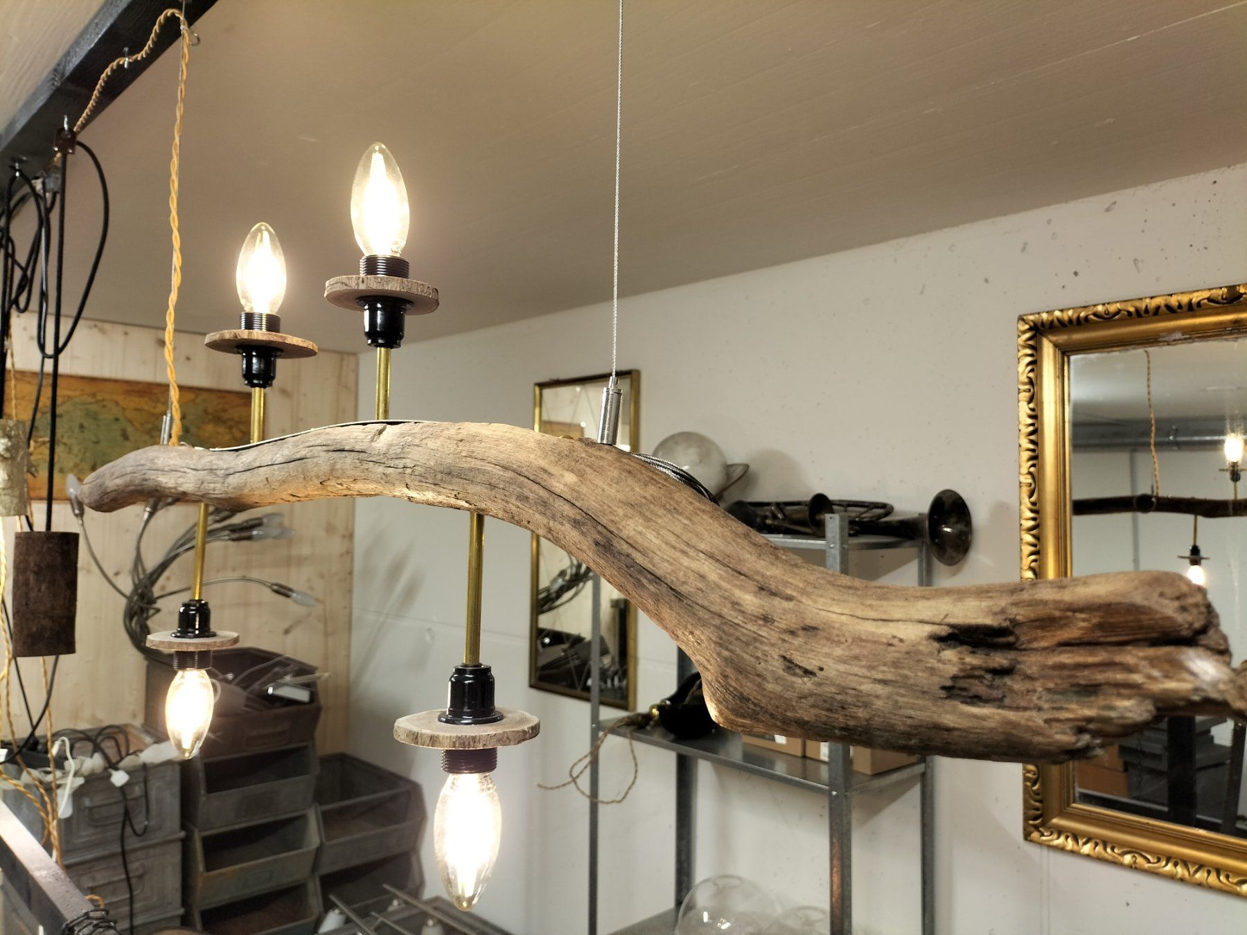 Lampadari & plafoniere: *****Hängeleuchte Naturholz✓ – Nuovo (secondo la descrizione) da Giswil venduto da Zumdesign 2