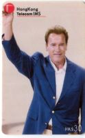 Telefonkarte "Arnold Schwarzenegger"