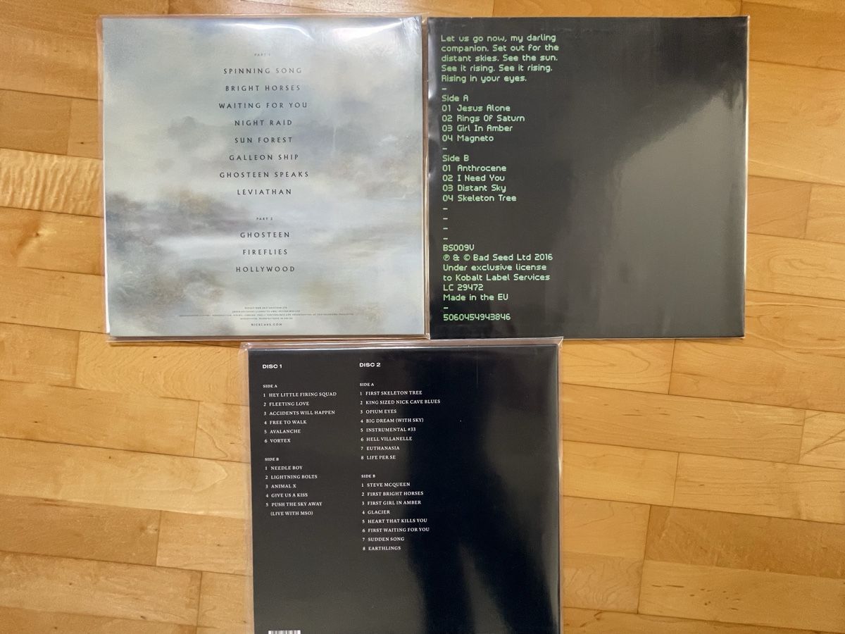 Dischi in vinile: Nick Cave & B-Seeds Vinyls: B-Sides, Ghosteen, Skeleton Tree – Usato da Bischofszell venduto da Mihigaudioest 1