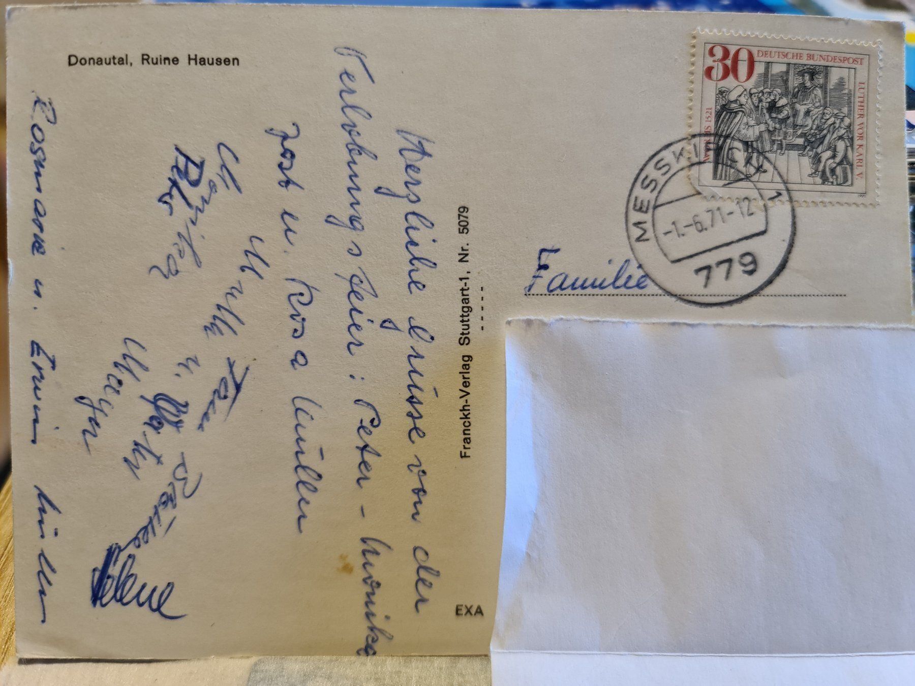 Cartoline postali: Ansichtskarte Donautal – Usato da Dintikon venduto da Vexi 1