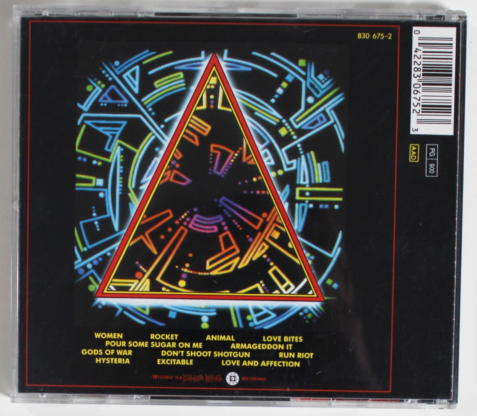 CD: CD - DEF LEPPARD - HYSTERIA 1. CD Auflage 1987 – Usato da Brüttisellen venduto da Collector-Corner 2