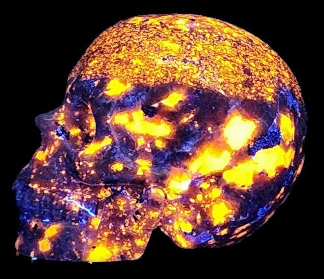 Minerali & Pietre curative: Yooperlite UV Skull – Nuovo (secondo la descrizione) da Walenstadt venduto da vkt_qc8d 2