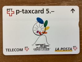 Taxcard W-36 Rad-WM Lugano Ciclismo ungebraucht