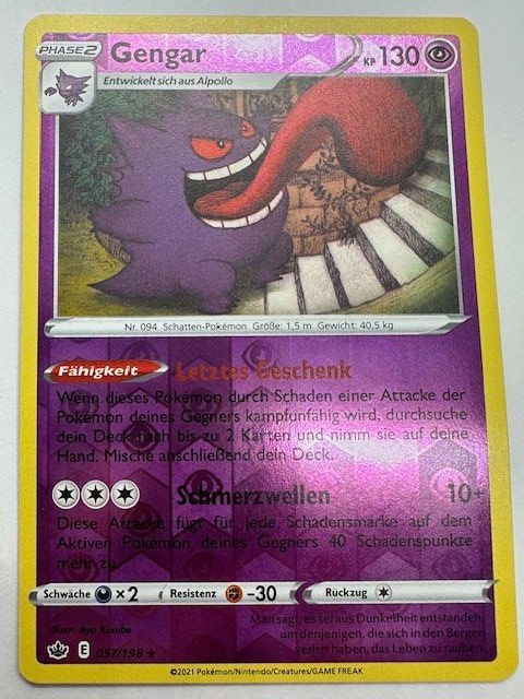 Pokémon Carte collezionabili: Gengar - Reverse Holo - Pokemon TCG – Nuovo (secondo la descrizione) da Nussbaumen AG venduto da Pika-Shop