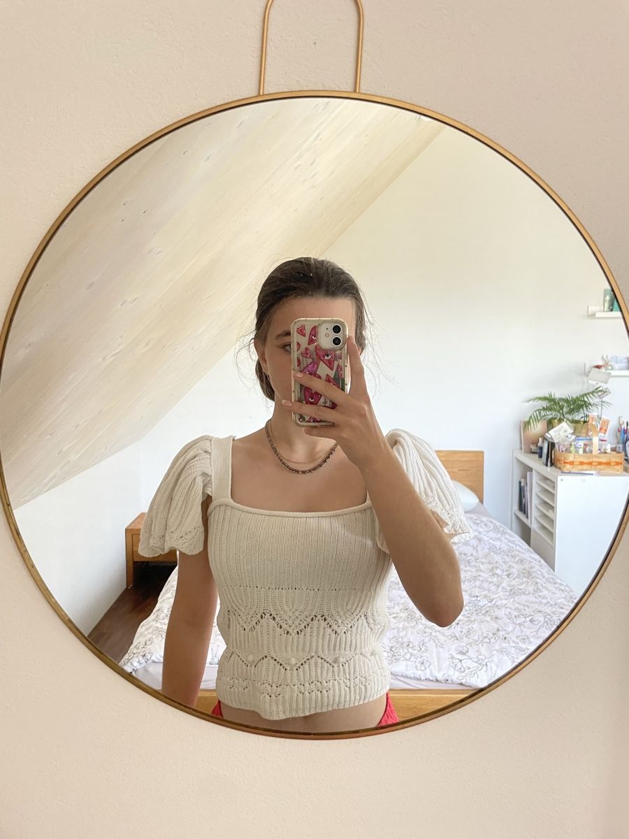Zara Top: Zara Strick- / Häkeltop aus Mexiko – Usato da Liestal venduto da ela_2g9s