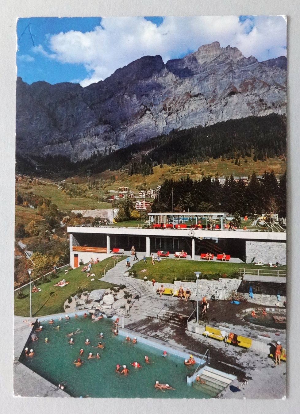 Cartoline postali: Leukerbad 1401 m, Thermal Freiluftbäder – Difettoso da Fétigny venduto da Billy2miny