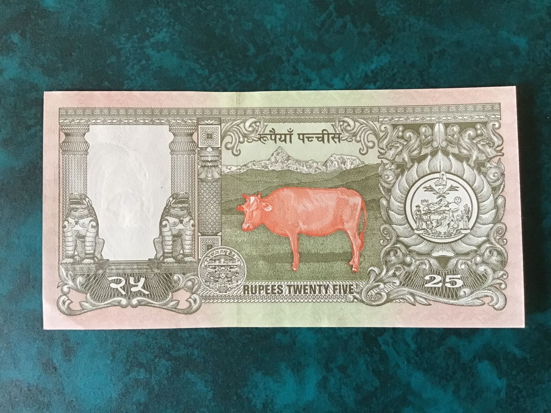 Billets de banque: Nepal 25 Rupees – D'occasion à Urtenen-Schönbühl par absolut08 1