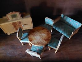 Fürs antike Puppenhaus-Puppenstube  8-teilig