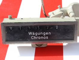 ZÄHLWERK VON WAAGE ALTES MECHANISCHES ZÄHLWERK