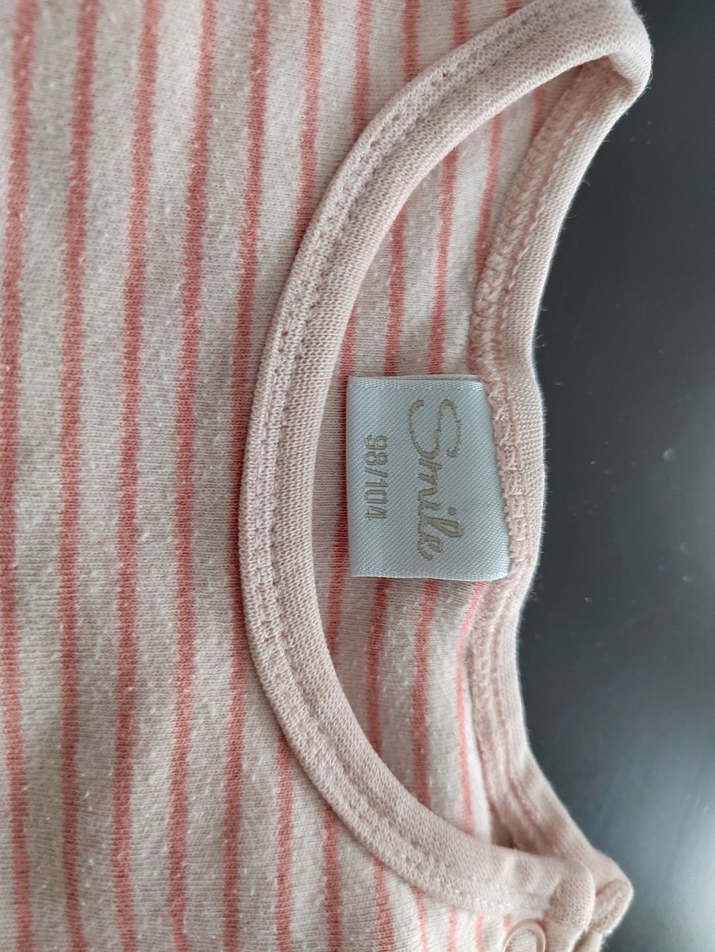 Biancheria intima: Body Langarm Gr. 98/104, pink gestreift – Usato da Einsiedeln venduto da pattymary 1