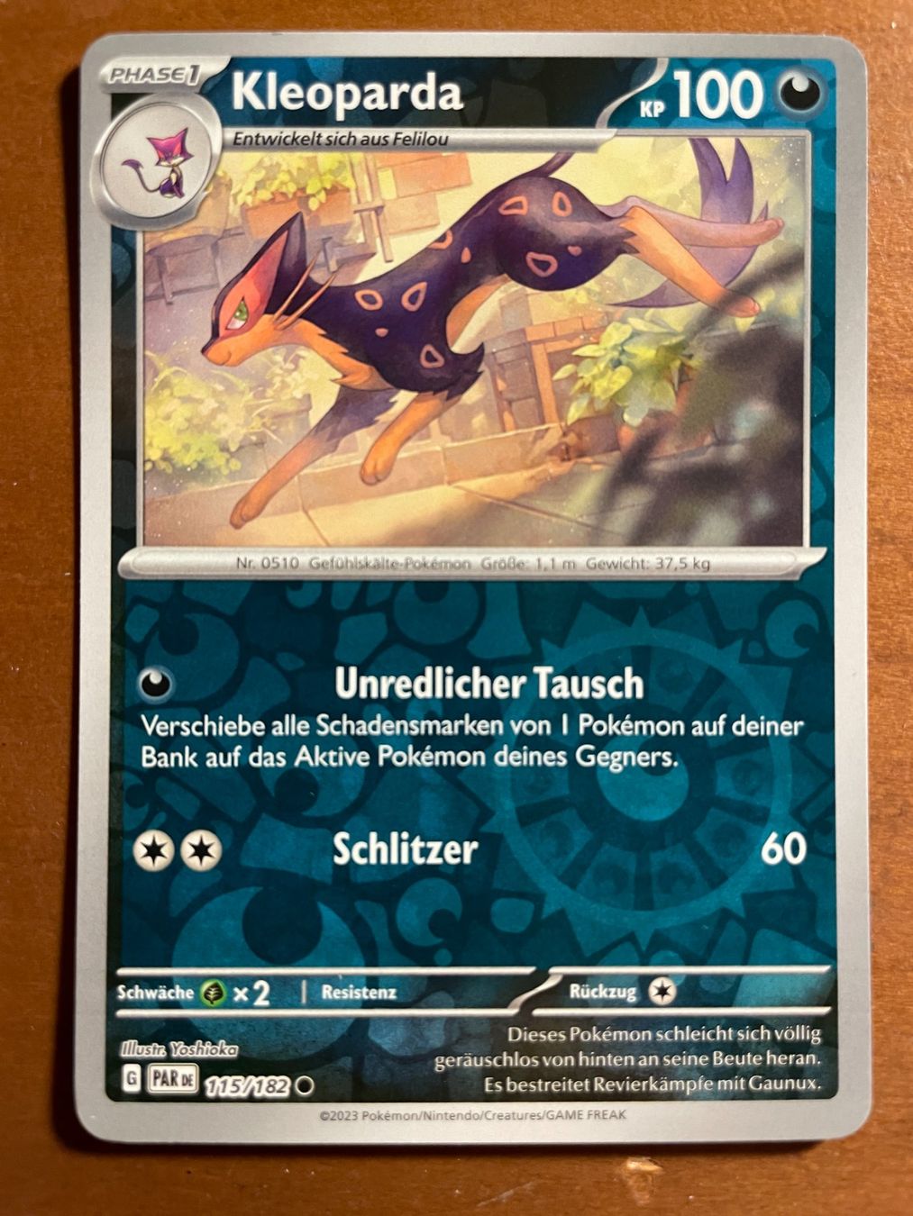Pokémon Carte collezionabili: Pokemon Kleoparda Reverse (Versand gratis) – Nuovo (secondo la descrizione) da Chur venduto da Angerson