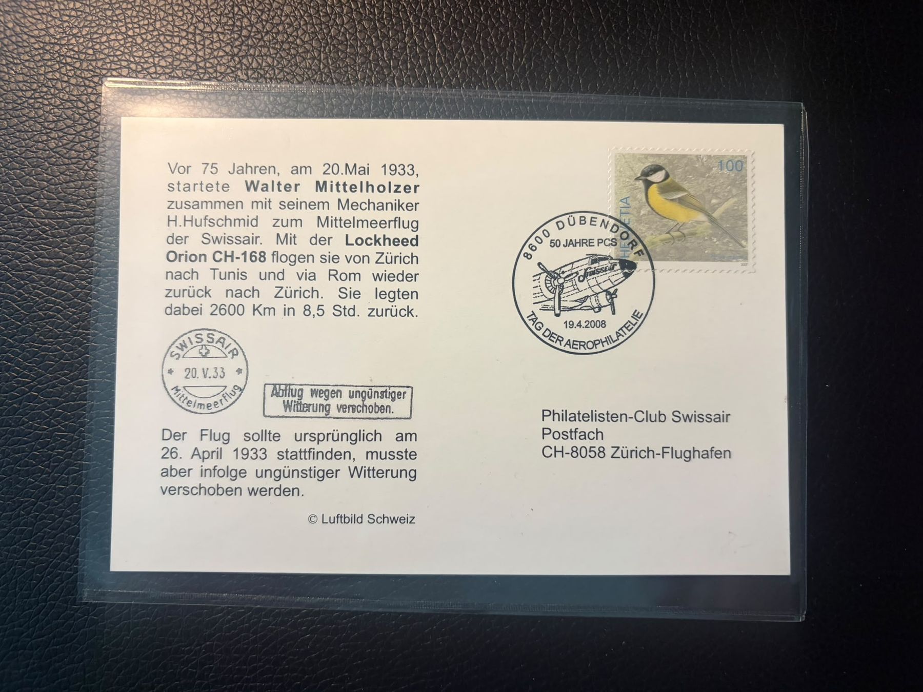Cartoline postali: Aerophilatelie Schweiz 20 Postkarten – Nuovo (secondo la descrizione) da Zürich venduto da pao_zn5f 3