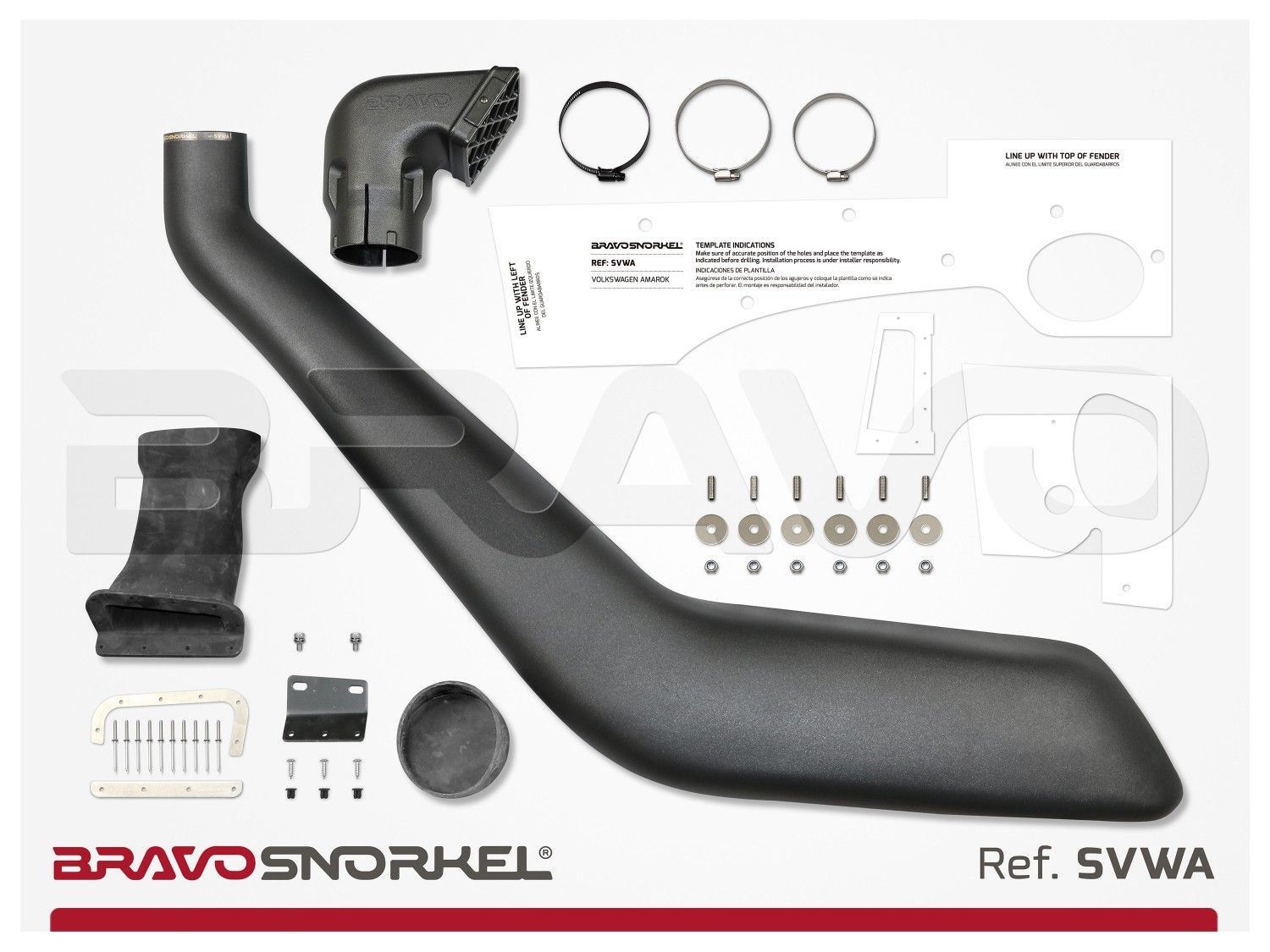 Bravo Snorkel Alle Ersatzteile: Bravo Snorkel VW Amarok ab 2011-2020 – Neu und originalverpackt aus Zollbrück von storm72 1