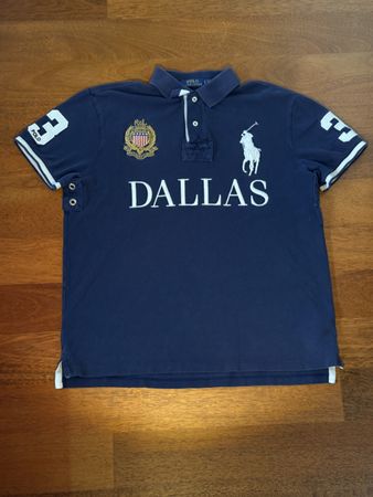 Vintage Dallad Big Polo Ralph Lauren Polo Shirt Navy 