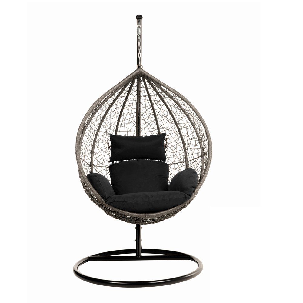 Poltrone pensili da giardino: 21362 - Polyrattan Hängesessel CUBA - SCHWARZ – Nuovo e nell'imballaggio originale da Wallenwil venduto da toesstal-vertrieb 6