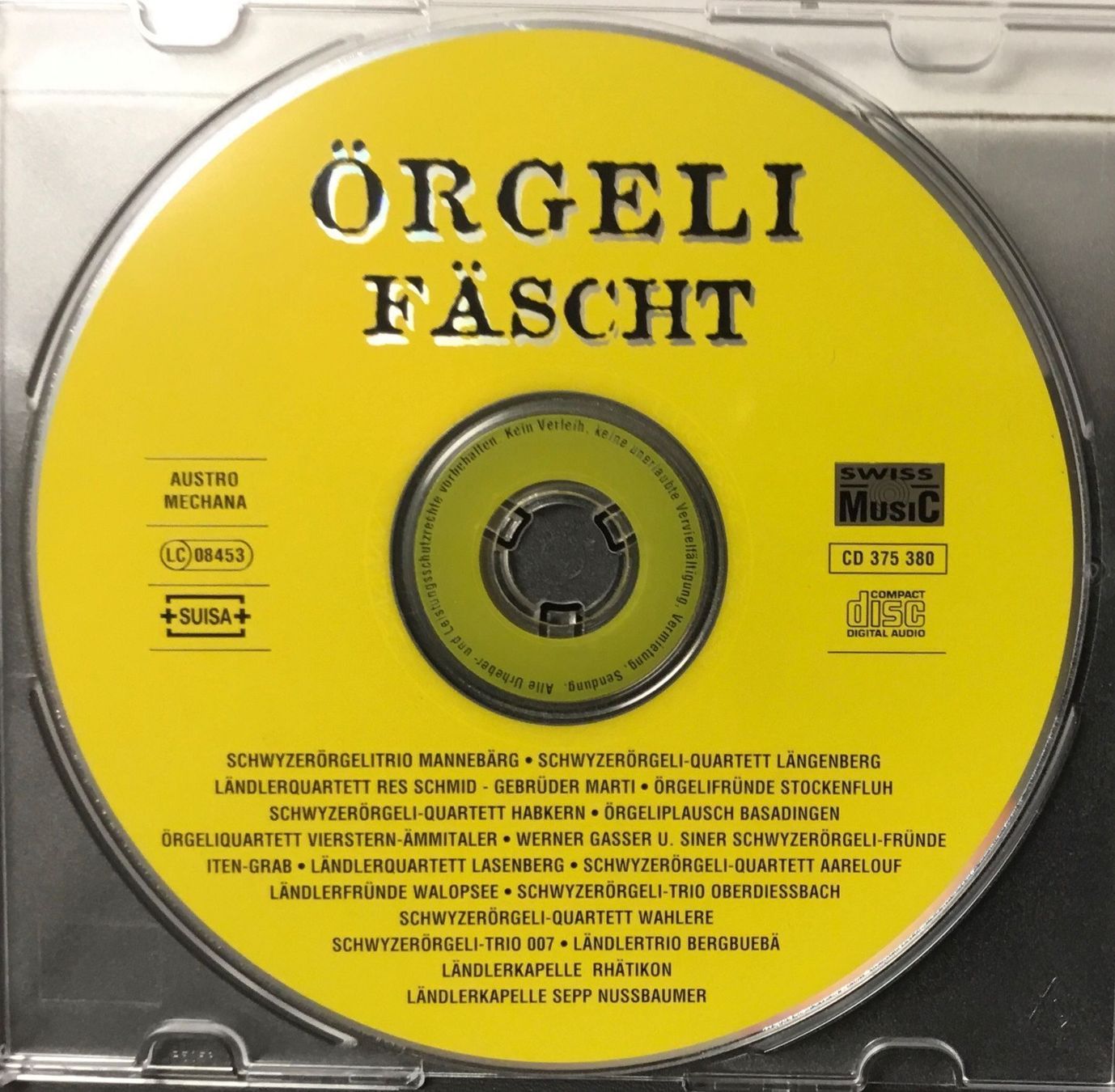 CDs: (CD) Örgeli Fescht „div. Interpreten“ – Gebraucht aus Serneus von kowalsky1