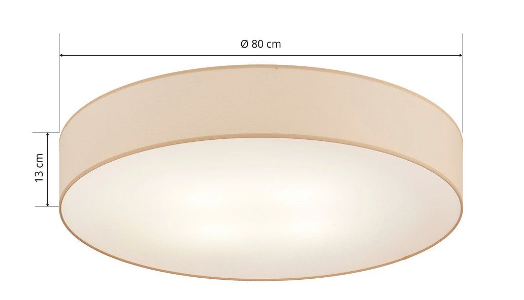 Lampadari & plafoniere: Deckenleuchte beige Ø 80 cm – Usato da Zürich venduto da vio_hc7s 1
