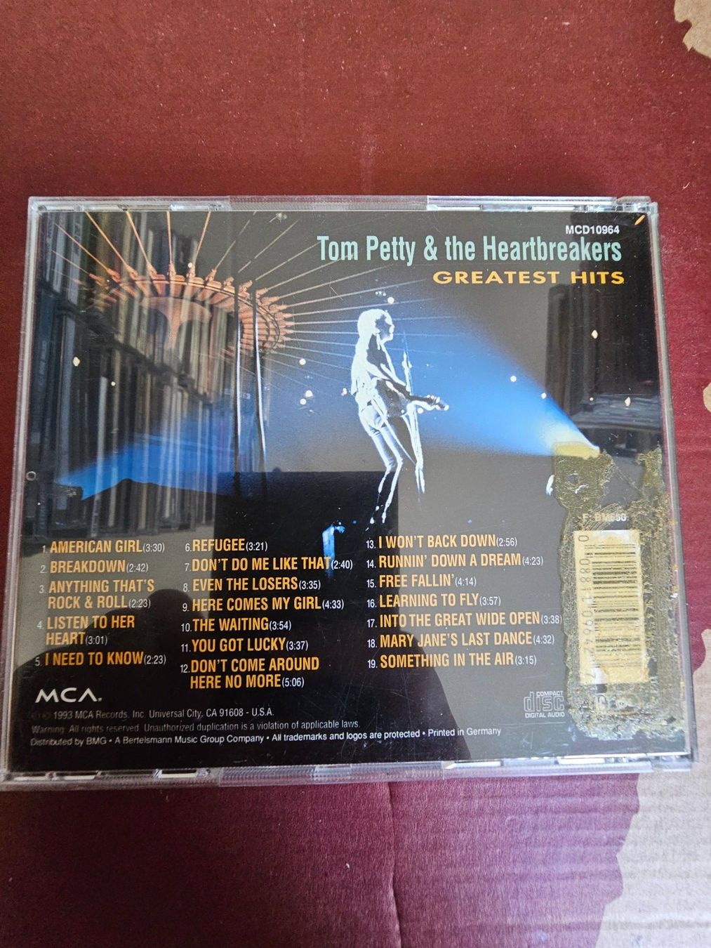 CD: CD - Tom Petty & The Heartbreakers – Greatest Hits – Usato da Biberist venduto da Foolio0 1