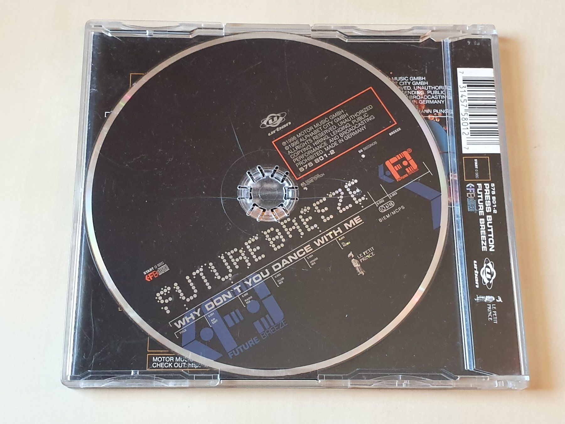CD: Future Breeze Why don't you dance with me – Usato da Stansstad venduto da collectorsshop 1