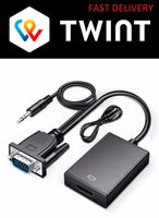 Convertisseur VGA vers HDMI avec audio (1080P full HD) TWINT