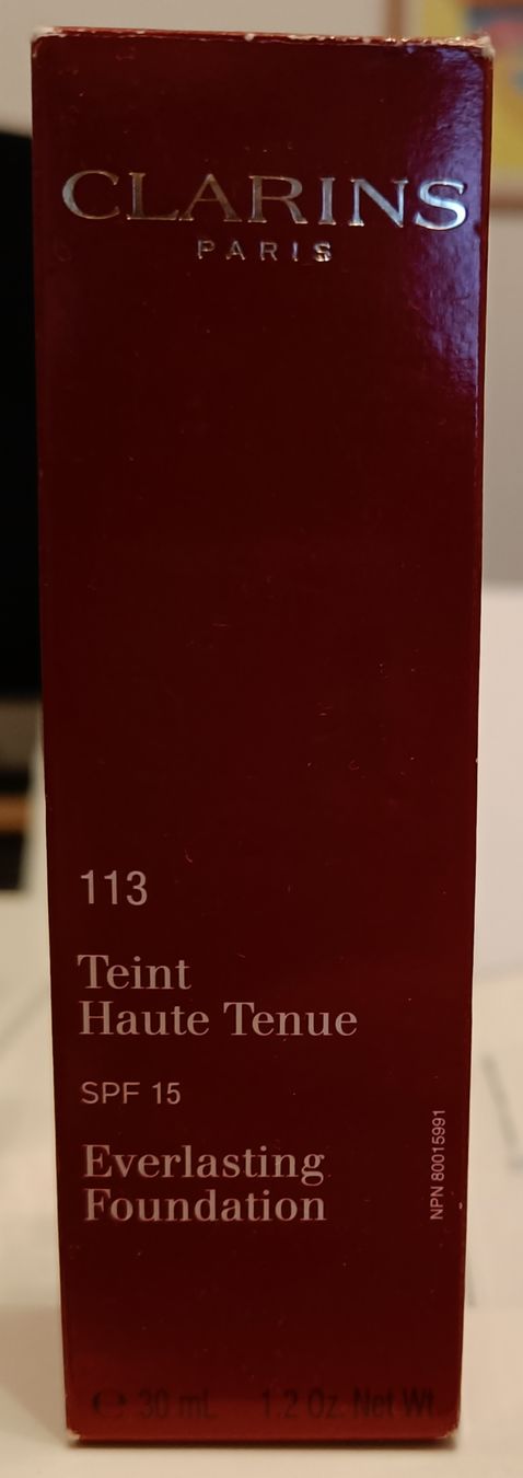 Clarins Make-up: Fond de teint Clarins Everlasting 113 Chestnut – Nuovo e nell'imballaggio originale da Genève venduto da Kamajan
